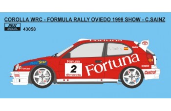 Decal – Toyota Corolla WRC - Formula Rally Oviedo 1999 - C.Sainz